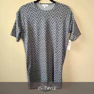 LuLaRoe Patrick Unisex Tee XS NWT